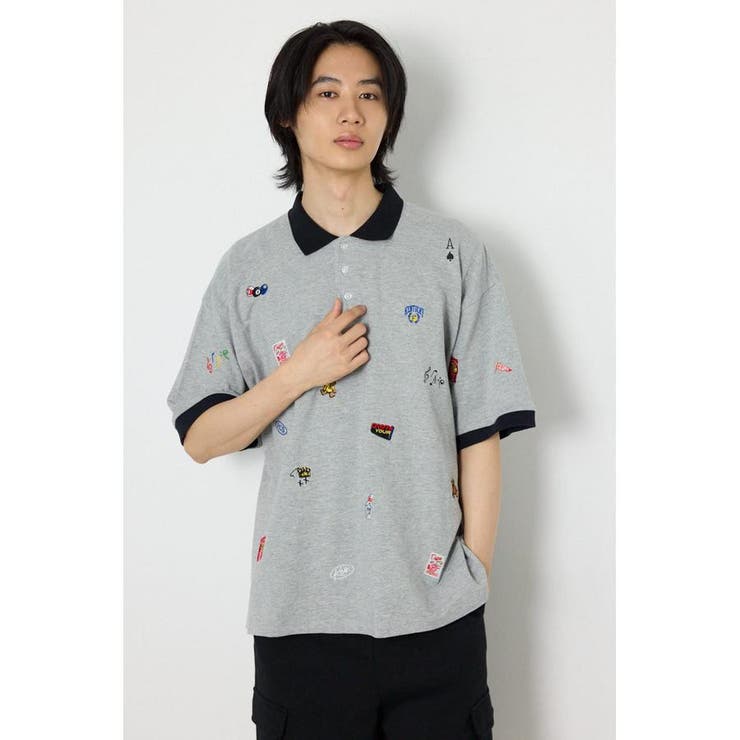 T.GRY | Dotted ポロシャツ | RODEO CROWNS WIDE BOWL