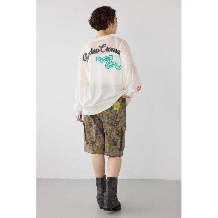 SHARE DRY PTTERN スウェットカーゴショートパンツ | RODEO CROWNS WIDE BOWL | 詳細画像19 