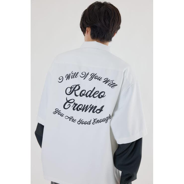 バックロゴレイヤードシャツ | RODEO CROWNS WIDE BOWL | 詳細画像2 