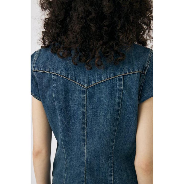 CAP SLEEVE デニムシャツ | MOUSSY OUTLET | 詳細画像17 
