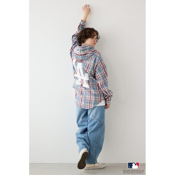 (MLB)フードチェックシャツ | RODEO CROWNS WIDE BOWL | 詳細画像17 