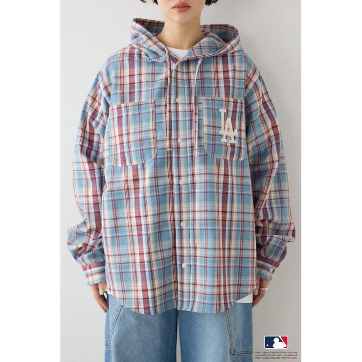 (MLB)フードチェックシャツ | RODEO CROWNS WIDE BOWL | 詳細画像19 