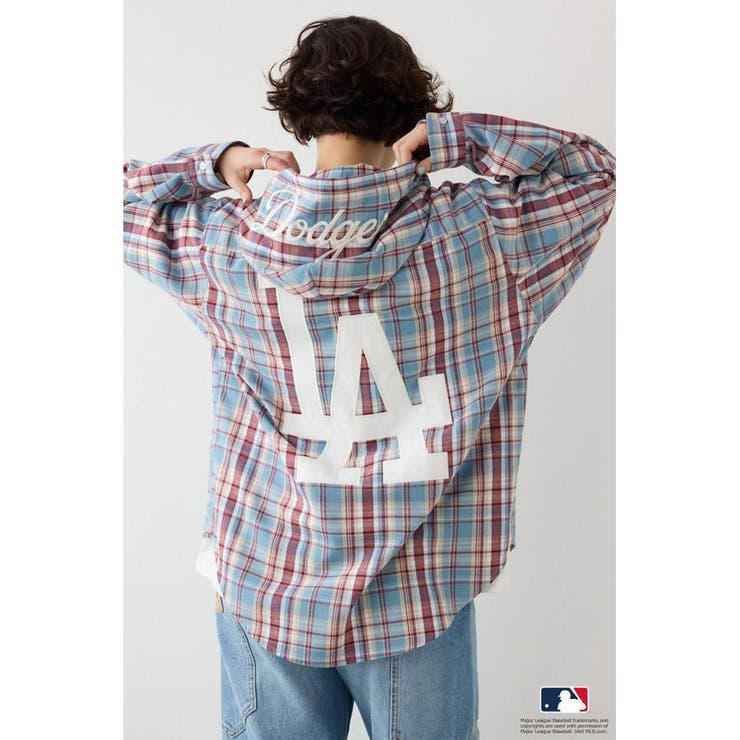 (MLB)フードチェックシャツ | RODEO CROWNS WIDE BOWL | 詳細画像20 