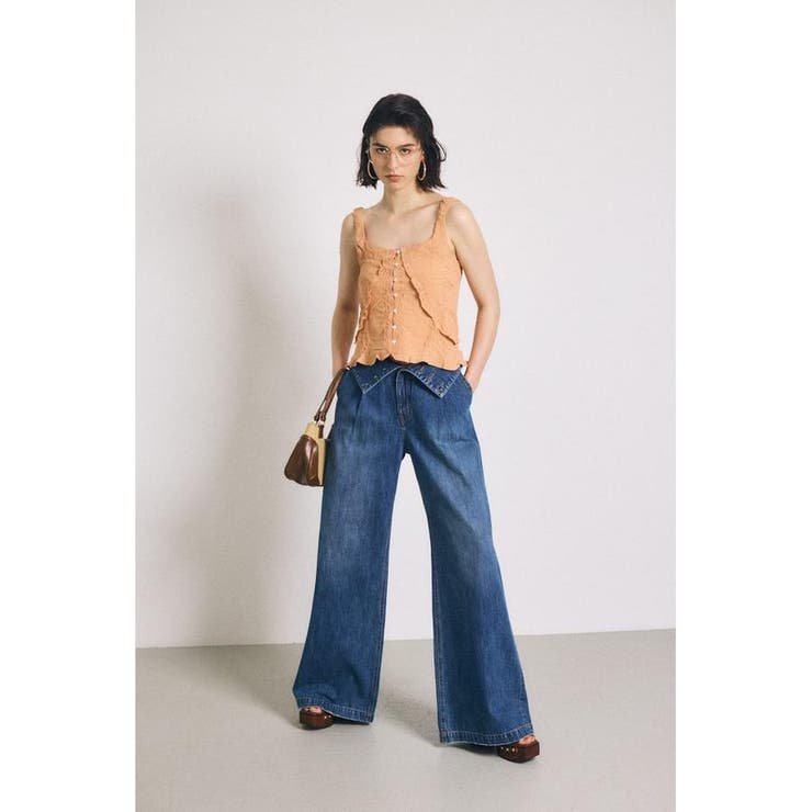 BUTTON UP SMOCKING キャミ | MOUSSY OUTLET | 詳細画像24 