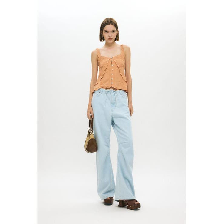 BUTTON UP SMOCKING キャミ | MOUSSY OUTLET | 詳細画像27 
