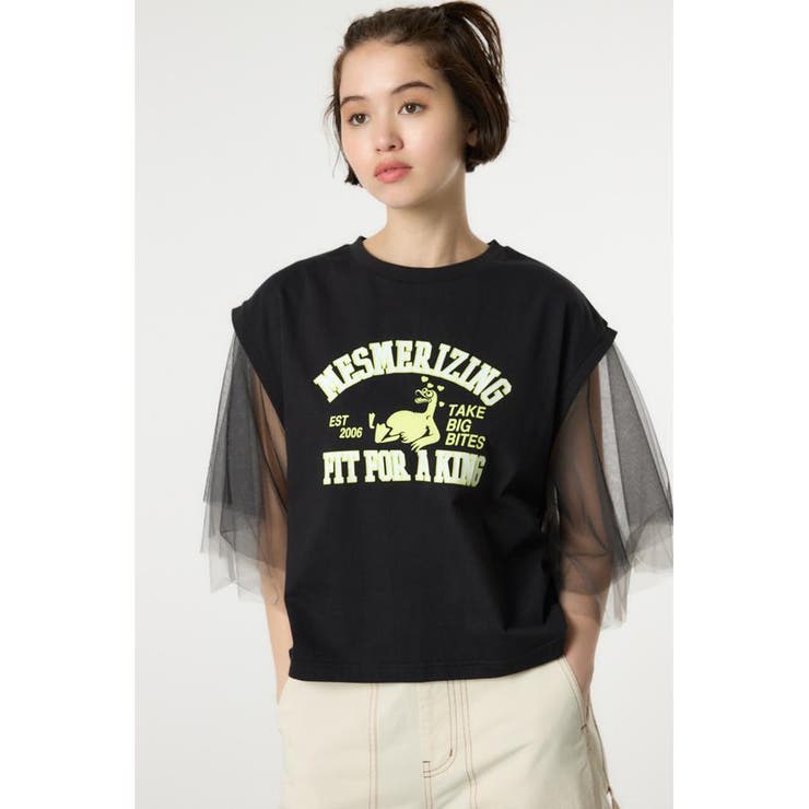 チュールスリーブカレッジTシャツ | RODEO CROWNS WIDE BOWL | 詳細画像16 