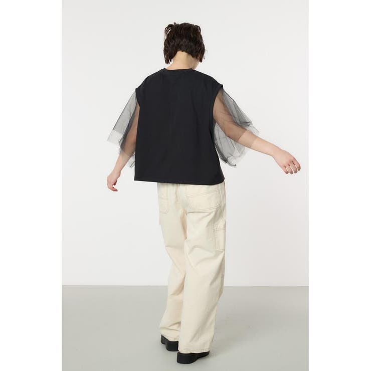 チュールスリーブカレッジTシャツ | RODEO CROWNS WIDE BOWL | 詳細画像21 