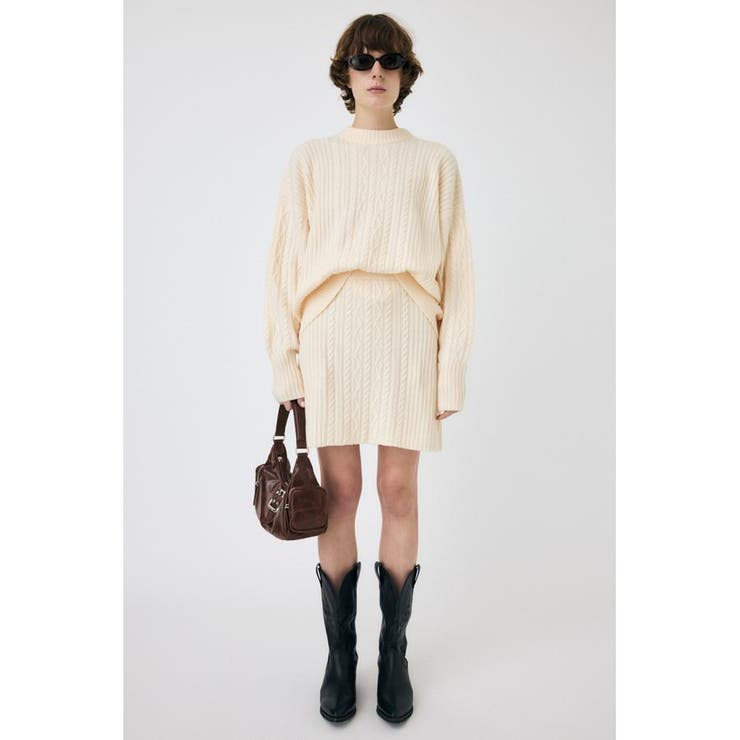 RIB CABLE ミニスカート | MOUSSY OUTLET | 詳細画像2 