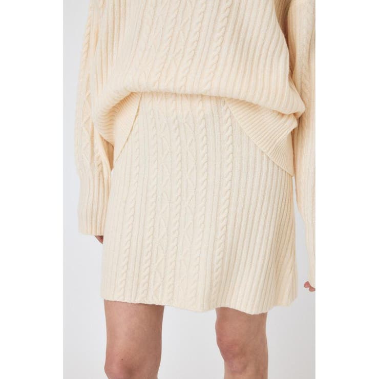 RIB CABLE ミニスカート | MOUSSY OUTLET | 詳細画像3 