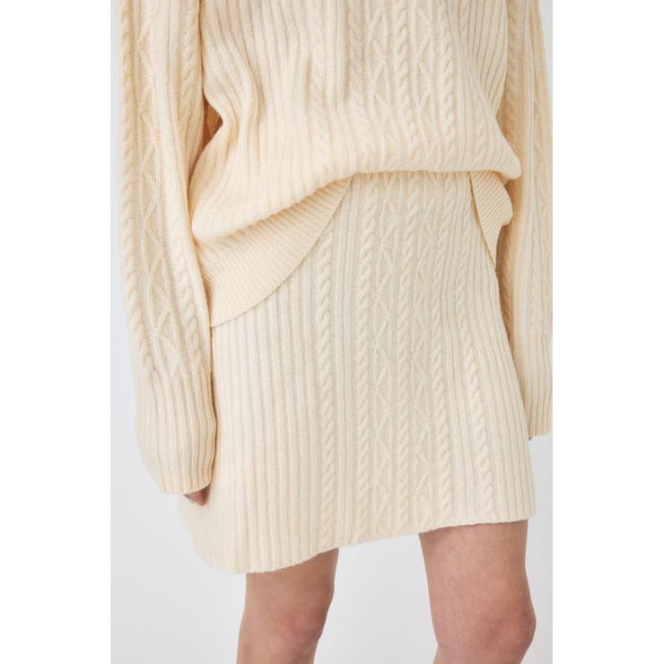 RIB CABLE ミニスカート | MOUSSY OUTLET | 詳細画像4 