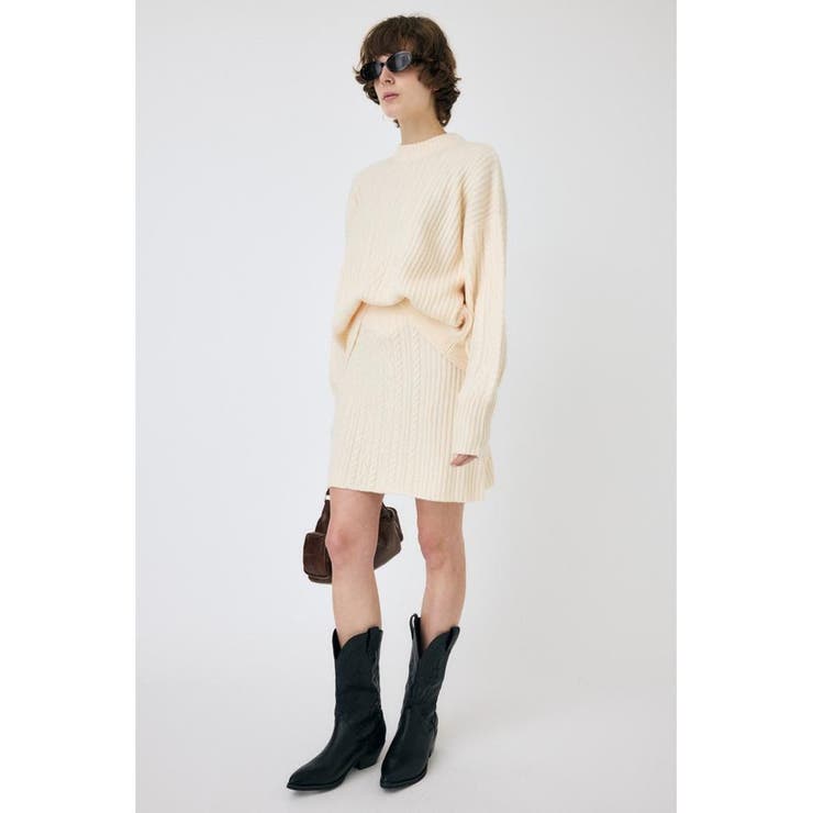 RIB CABLE ミニスカート | MOUSSY OUTLET | 詳細画像1 