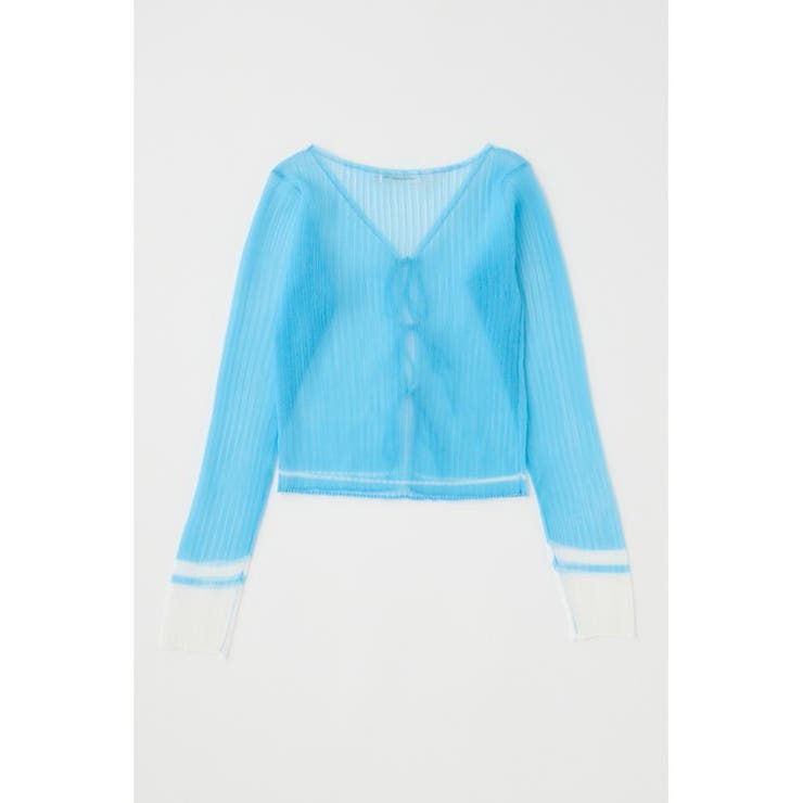 FRONT TIE シアーカーディガン | MOUSSY OUTLET | 詳細画像18 