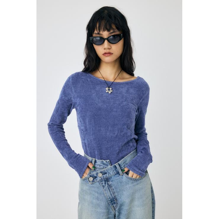 VELOUR TOUCH ロングスリーブトップス | MOUSSY OUTLET | 詳細画像17 