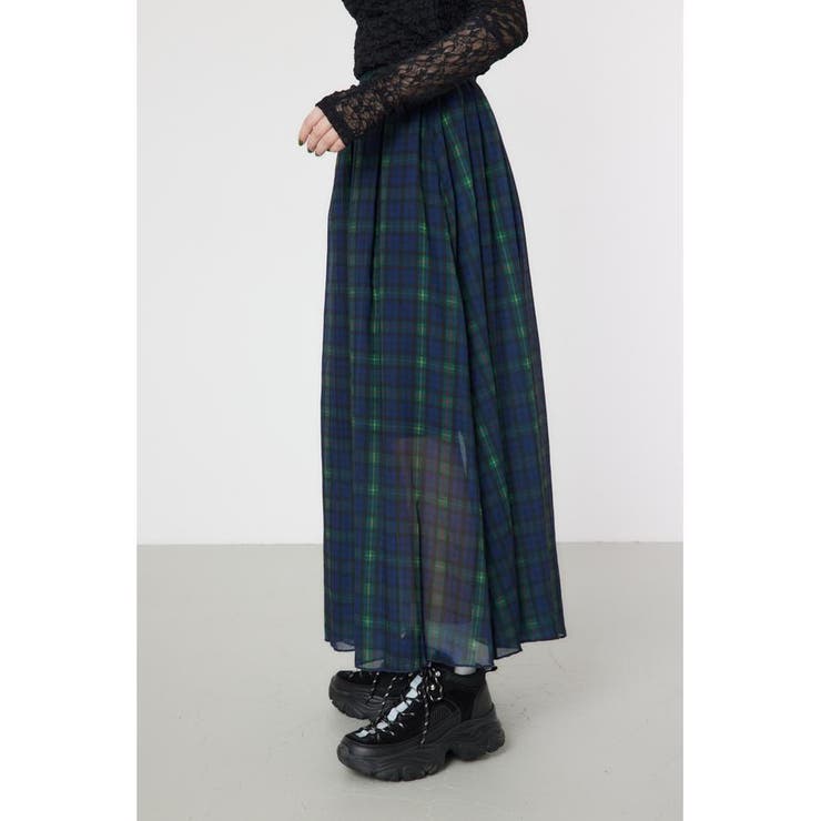 シアーチェックスカート | RODEO CROWNS WIDE BOWL | 詳細画像2 