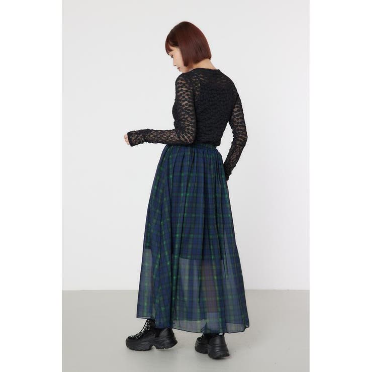 シアーチェックスカート | RODEO CROWNS WIDE BOWL | 詳細画像5 