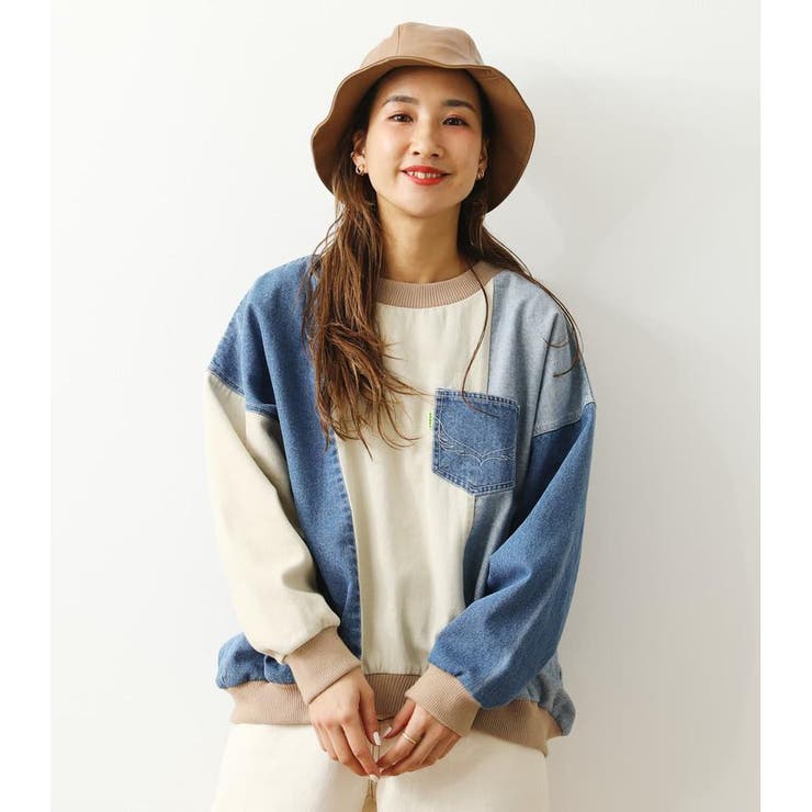 店舗限定商品 M＆Mドッキングトップス  ディズニーコラボ RODEO！ デニムドッキングトップス[品番：BJLW0018340]｜RODEO CROWNS WIDE
