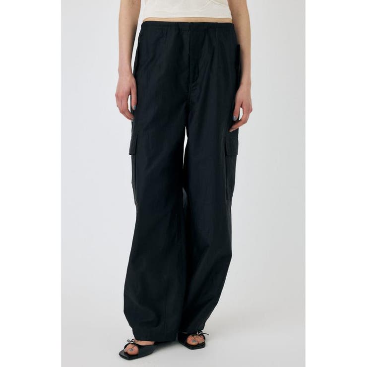 BLK | SHEER RIP MILITARY パンツ | MOUSSY OUTLET