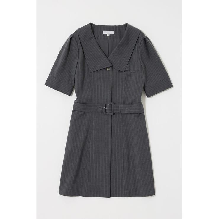 BIG COLLAR MINI ドレス | MOUSSY OUTLET | 詳細画像19 