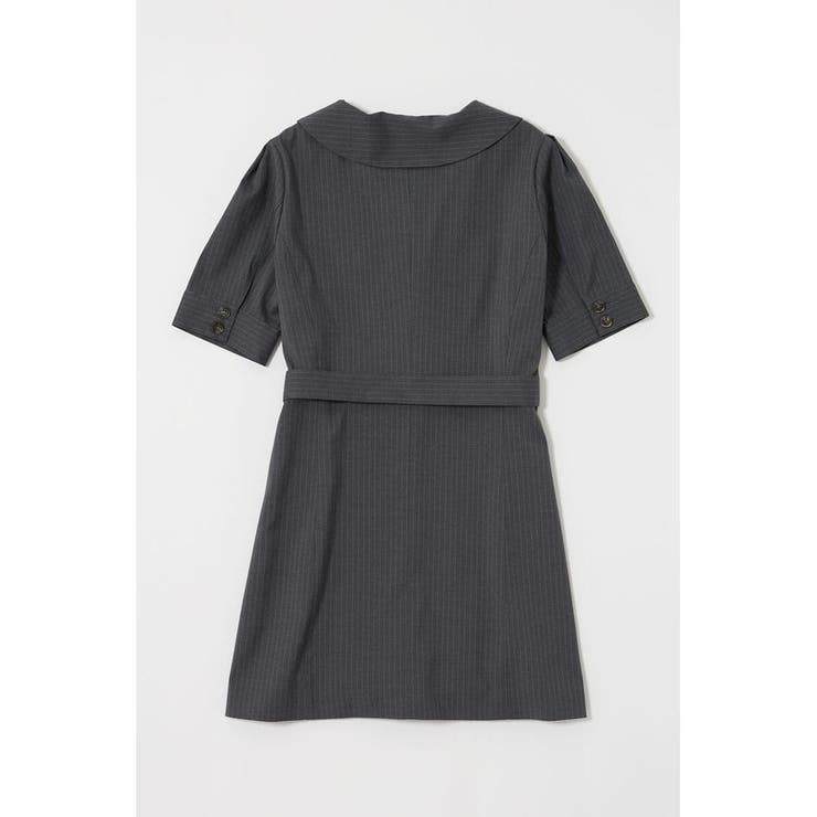 BIG COLLAR MINI ドレス | MOUSSY OUTLET | 詳細画像20 