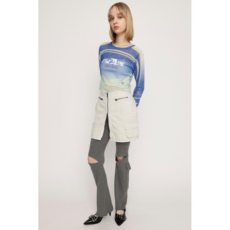GRAPHICAL SHEER トップス | SLY OUTLET | 詳細画像6 