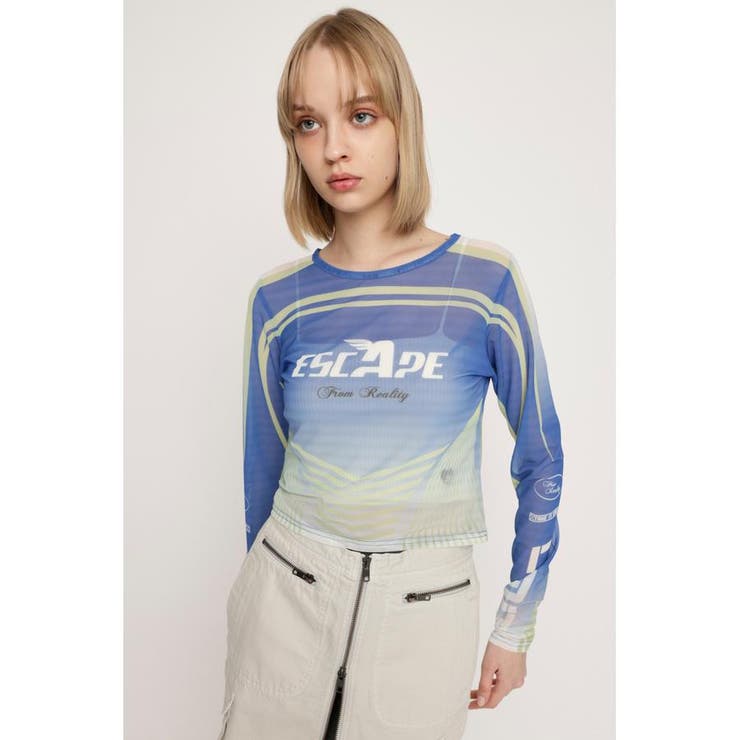 GRAPHICAL SHEER トップス | SLY OUTLET | 詳細画像7 