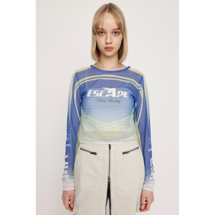GRAPHICAL SHEER トップス | SLY OUTLET | 詳細画像8 