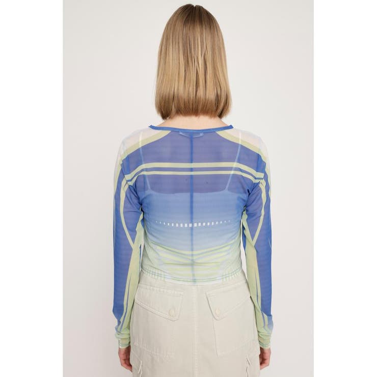 GRAPHICAL SHEER トップス | SLY OUTLET | 詳細画像10 
