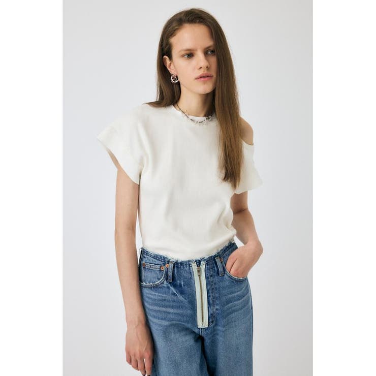 WHT | CUT OUT LOOSE Tシャツ | MOUSSY OUTLET