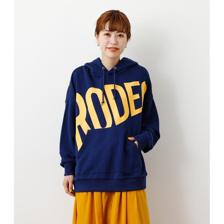 NVY | LOUD LOGOビッグフーディー | RODEO CROWNS WIDE BOWL