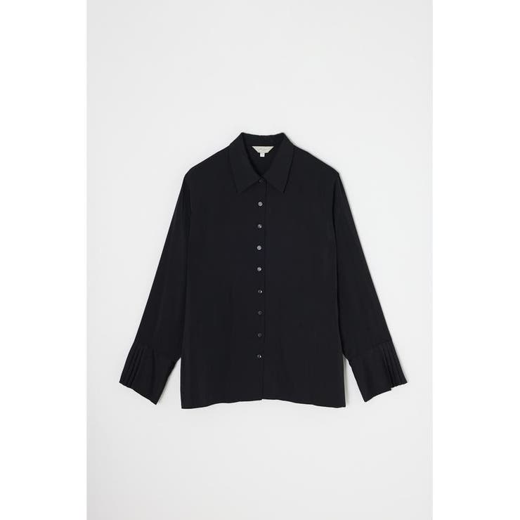 BLK | サテンシャツ リサイクルポリエステル×レーヨン素材 | MOUSSY OUTLET