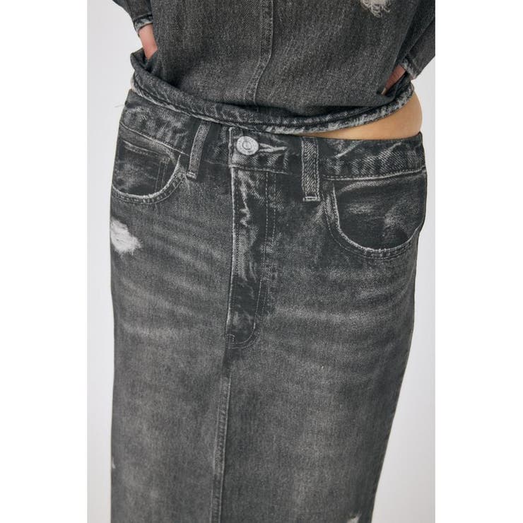 DENIM PRINT TRANSPARENT スカート | MOUSSY OUTLET | 詳細画像8 