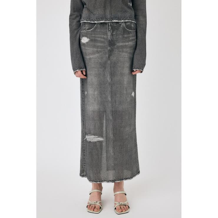 DENIM PRINT TRANSPARENT スカート | MOUSSY OUTLET | 詳細画像5 