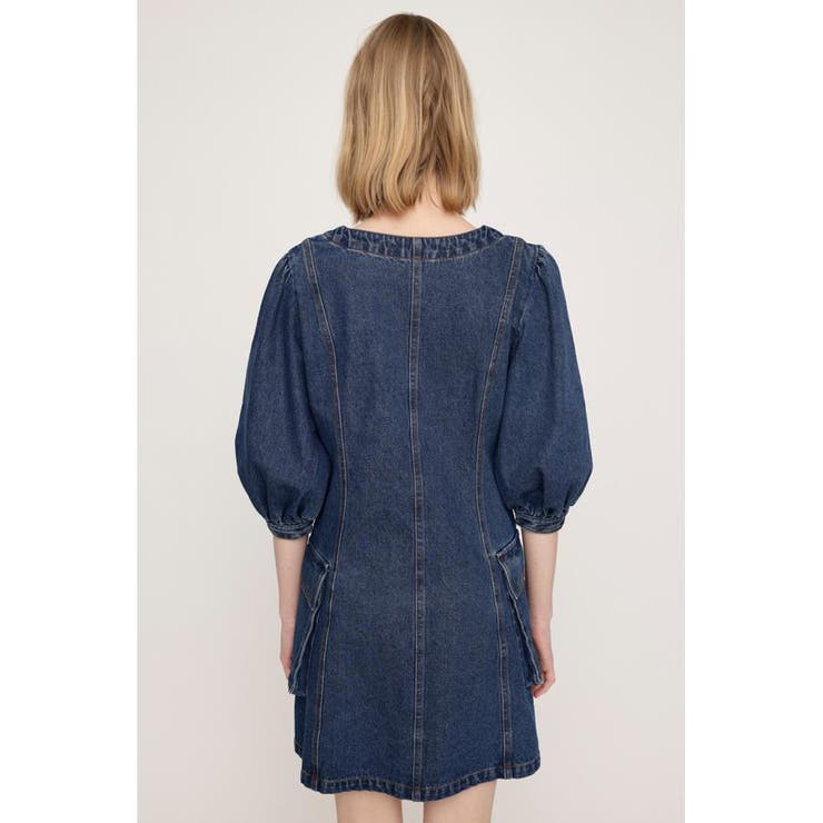V NECK DENIM ショートワンピース | SLY OUTLET | 詳細画像22 