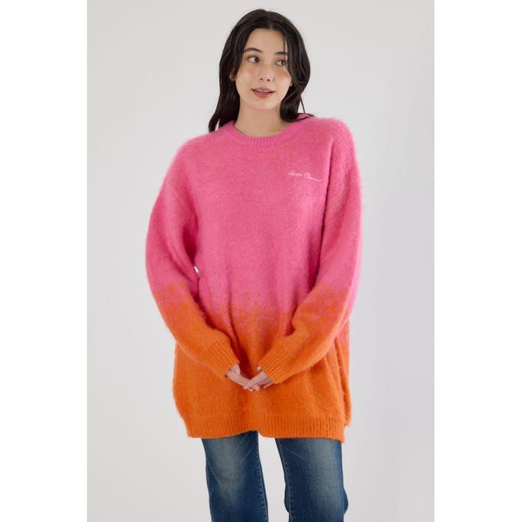 PNK | グラデーションニットワンピース | RODEO CROWNS WIDE BOWL