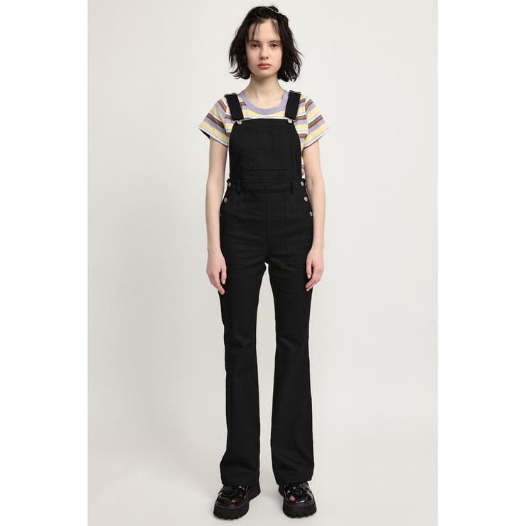 BLK | COTTON 2WAY SALOPETTE | SLY OUTLET