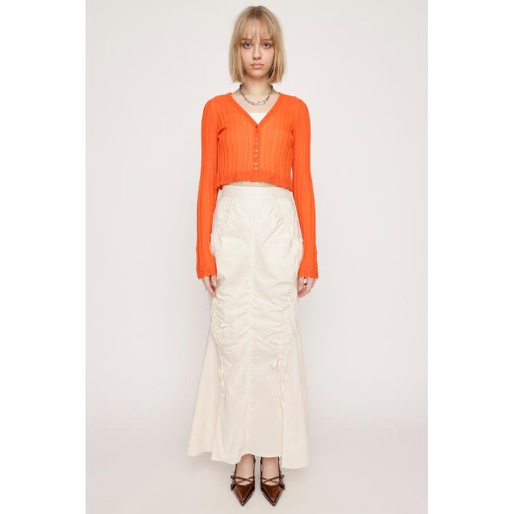 O/WHT1 | SHIRRING STRING ミディアムスカート | SLY OUTLET