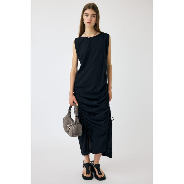 ASYMMETRY GATHER ドレス | MOUSSY OUTLET | 詳細画像3 