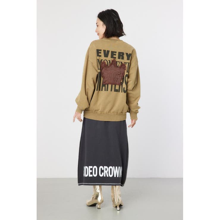 ダメージCROWNアップリケスウェット | RODEO CROWNS WIDE BOWL | 詳細画像30 