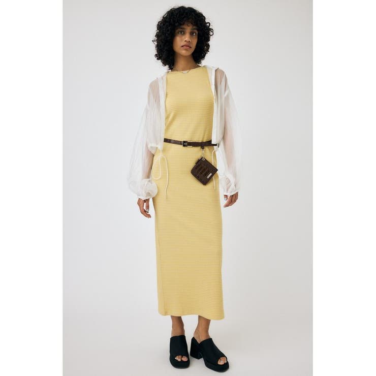 YEL | CUP IN BORDER ドレス | MOUSSY OUTLET