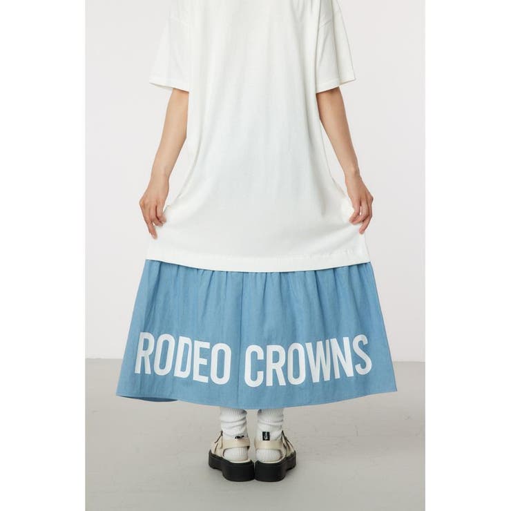 デニムドッキングマキシワンピース[品番：BJLW0028109]｜RODEO