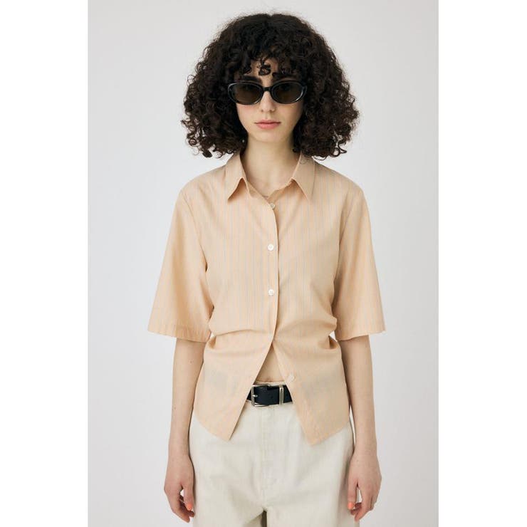 STRIPE BACK LACE UP シャツ | MOUSSY OUTLET | 詳細画像23 