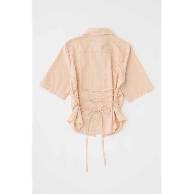 STRIPE BACK LACE UP シャツ | MOUSSY OUTLET | 詳細画像25 