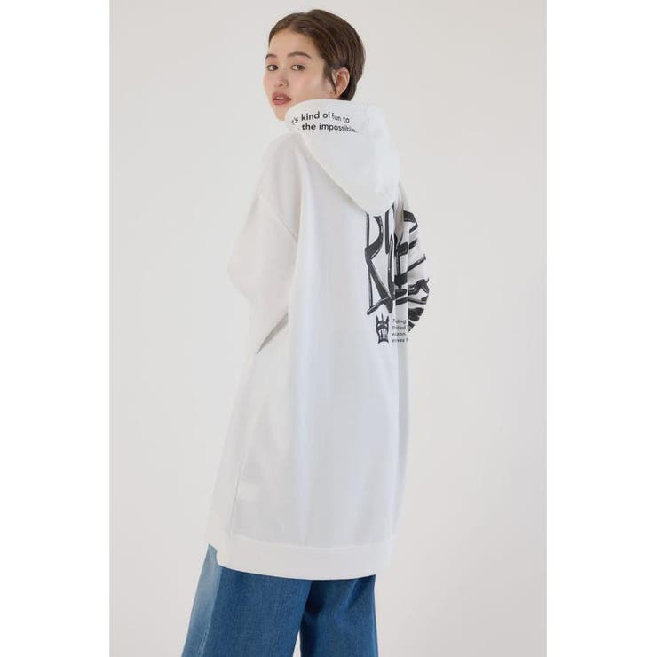 Right shoulder LOGOパーカーワンピース | RODEO CROWNS WIDE BOWL | 詳細画像2 