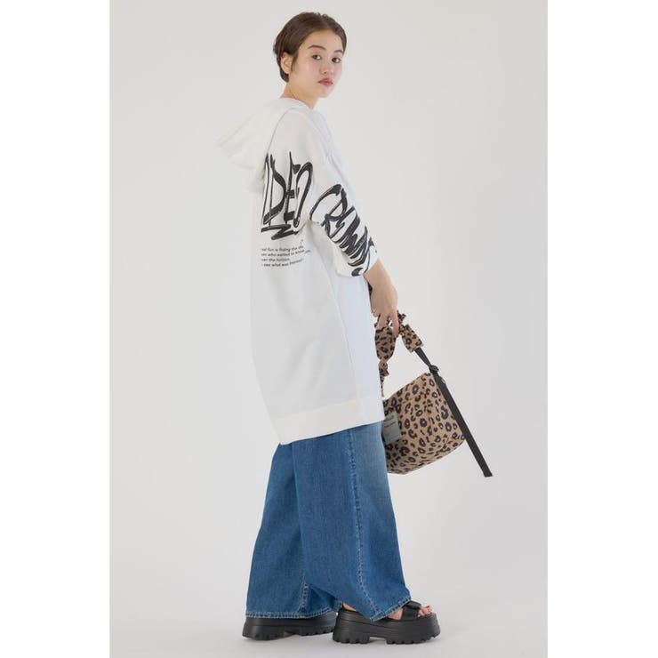 Right shoulder LOGOパーカーワンピース | RODEO CROWNS WIDE BOWL | 詳細画像7 