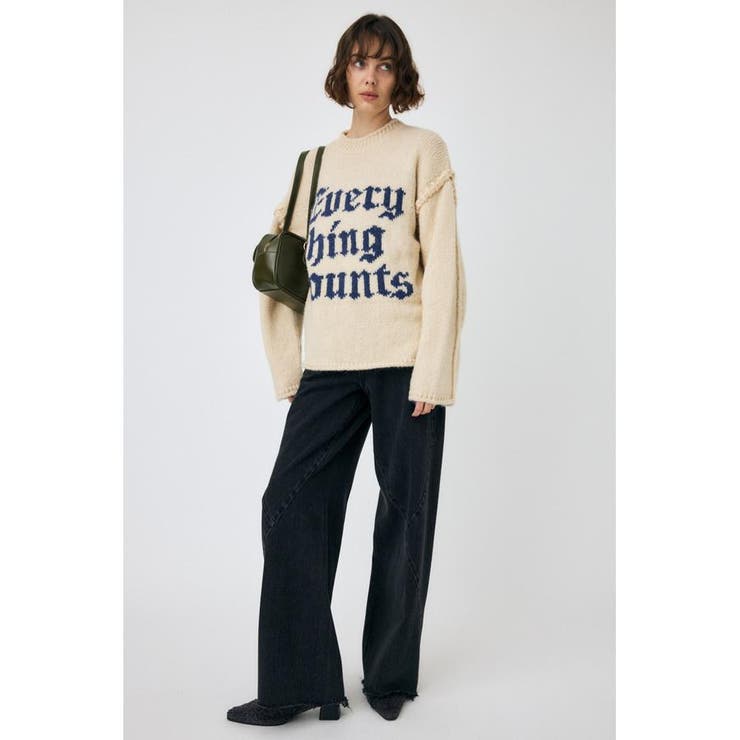 KNITTED WORDS セーター | MOUSSY OUTLET | 詳細画像2 