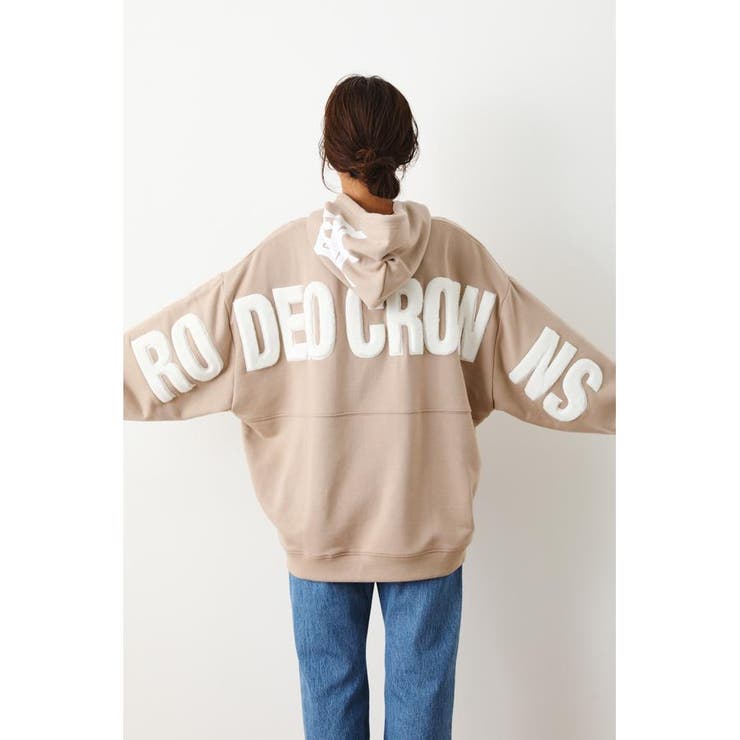 BLK】バックアップリケロゴパーカー[品番：BJLW0024489]｜RODEO CROWNS