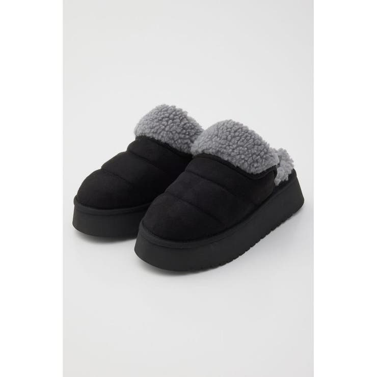 柄BLK5 | スリッポンボアシューズ | RODEO CROWNS WIDE BOWL