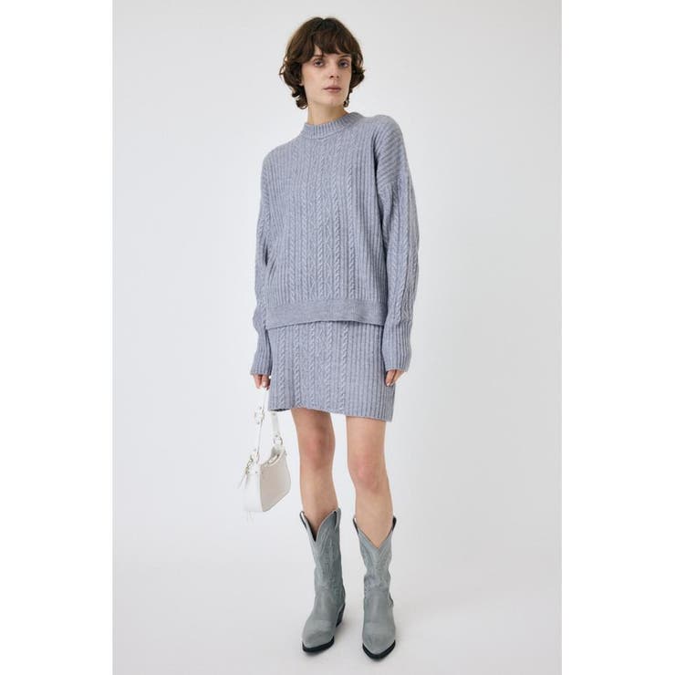 RIB CABLE ニットトップス | MOUSSY OUTLET | 詳細画像21 