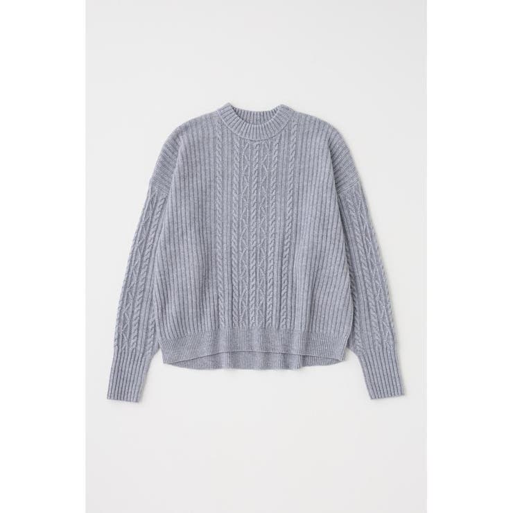 RIB CABLE ニットトップス | MOUSSY OUTLET | 詳細画像26 
