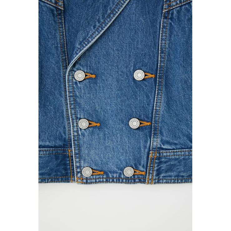 DOUBLE BUTTON DENIM ジャケット[品番：BJLW0019698]｜MOUSSY OUTLET 